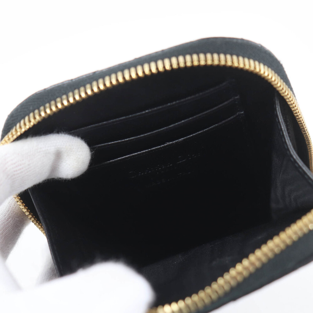 CHRISTIAN DIOR Black Lambskin Leather Shoulder Bag - Picture 7 of 11